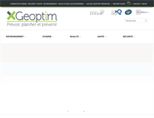 Tablet Screenshot of geoptim.com